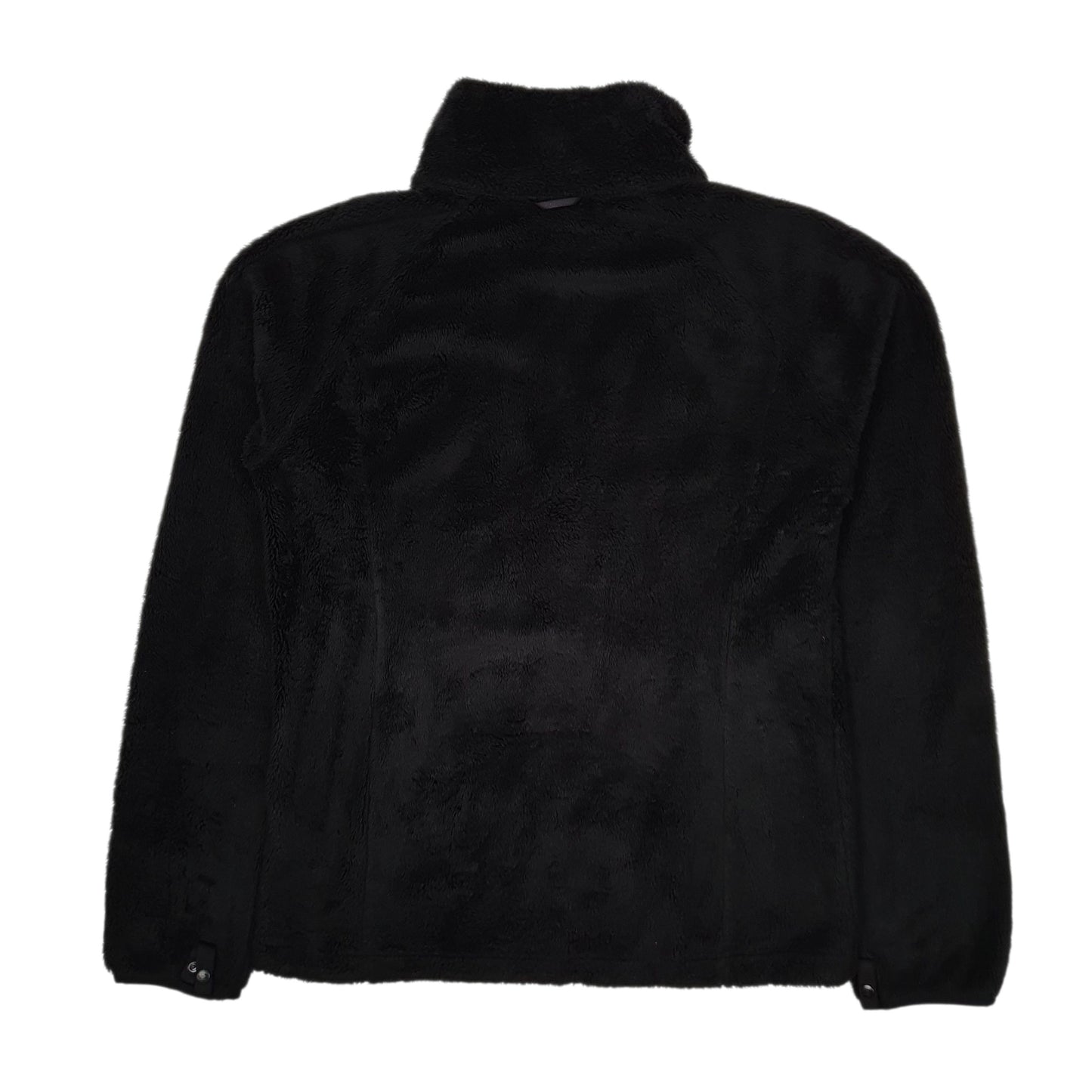 Womens Black The North Face Fluffy Full Zip Jumper