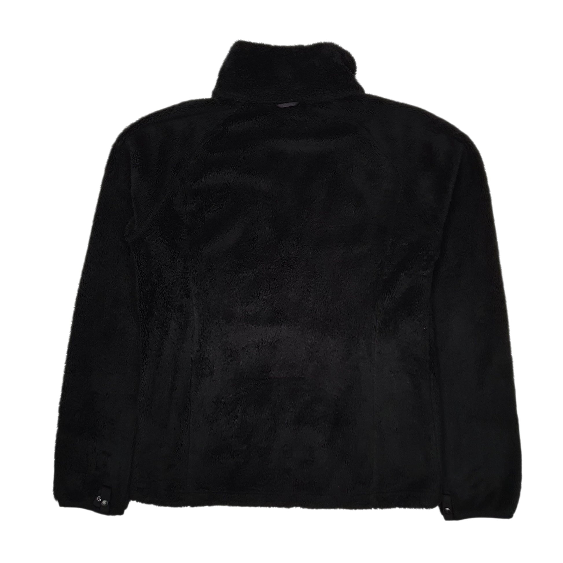 Womens Black The North Face Fluffy Full Zip Jumper