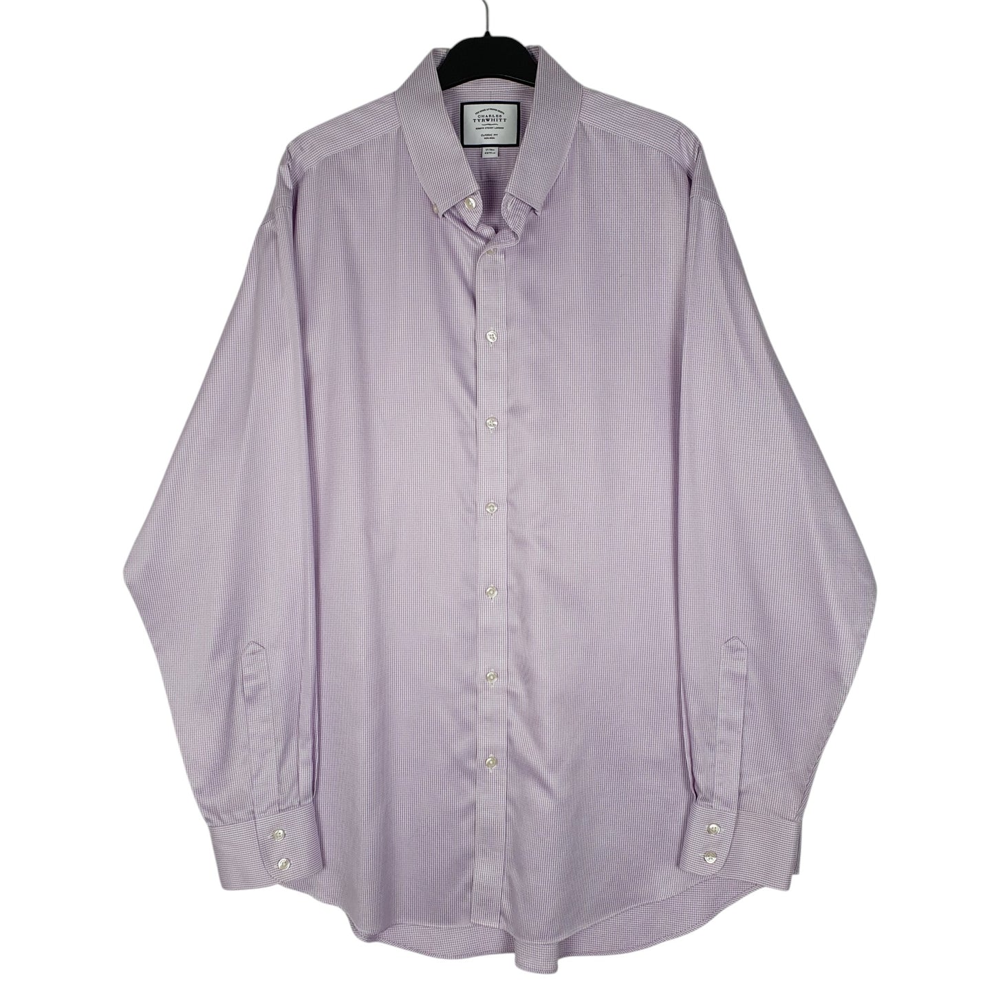 Mens Purple Charles Tyrwhitt  Long Sleeve Shirt