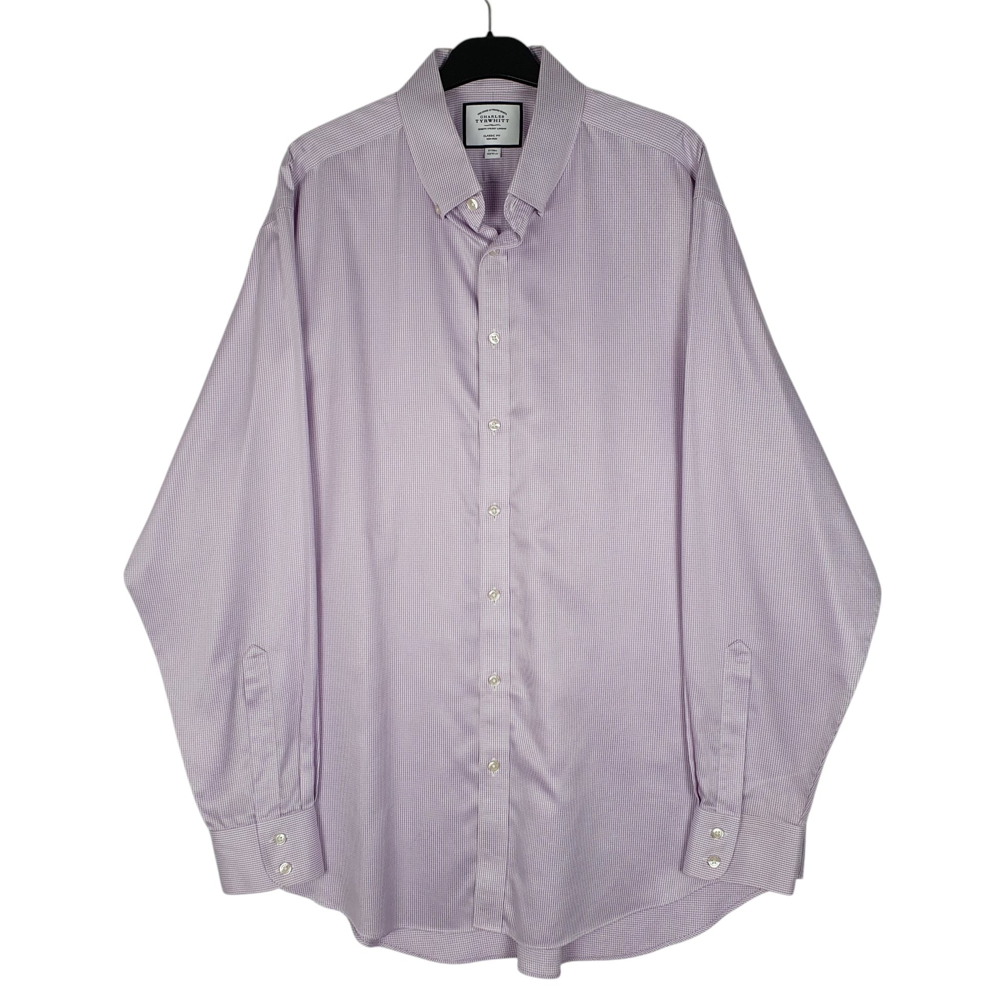 Mens Purple Charles Tyrwhitt  Long Sleeve Shirt