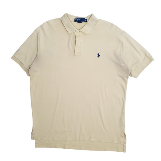 Mens Yellow Polo Ralph Lauren  Short Sleeve Polo Shirt
