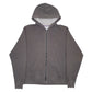Mens Grey Champion  Full Zip Jumper