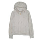 Womens White Adidas Hoodie Full Zip Jumper