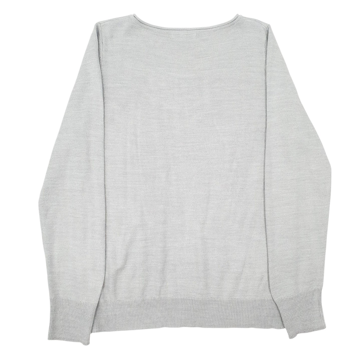 Womens Grey M&S Lightweight Crewneck Jumper