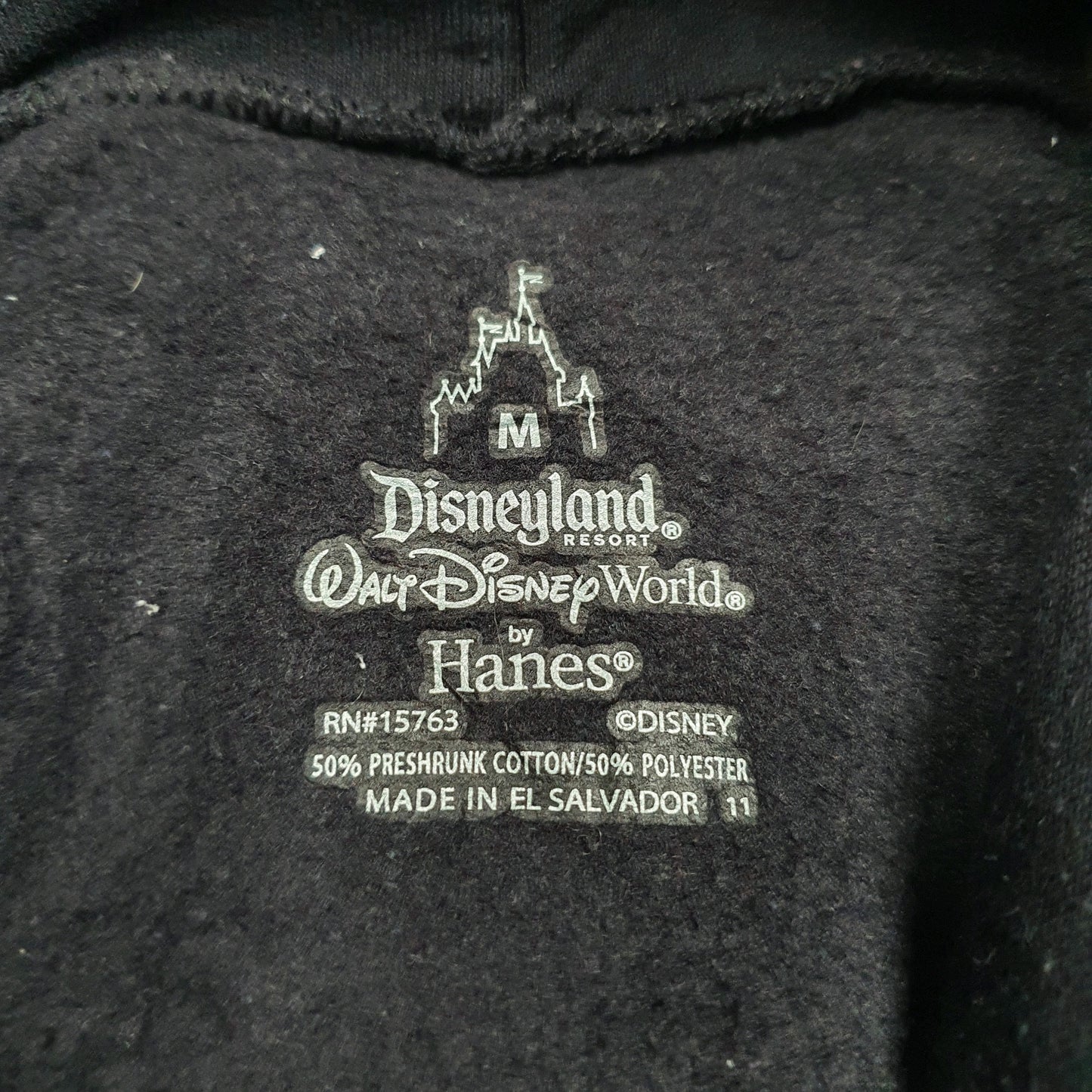 Mens Black Disney  Hoodie Jumper