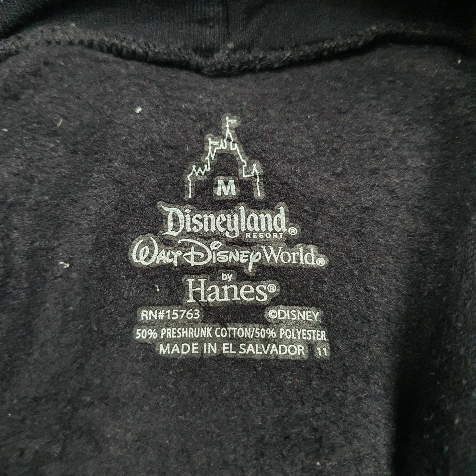 Mens Black Disney  Hoodie Jumper