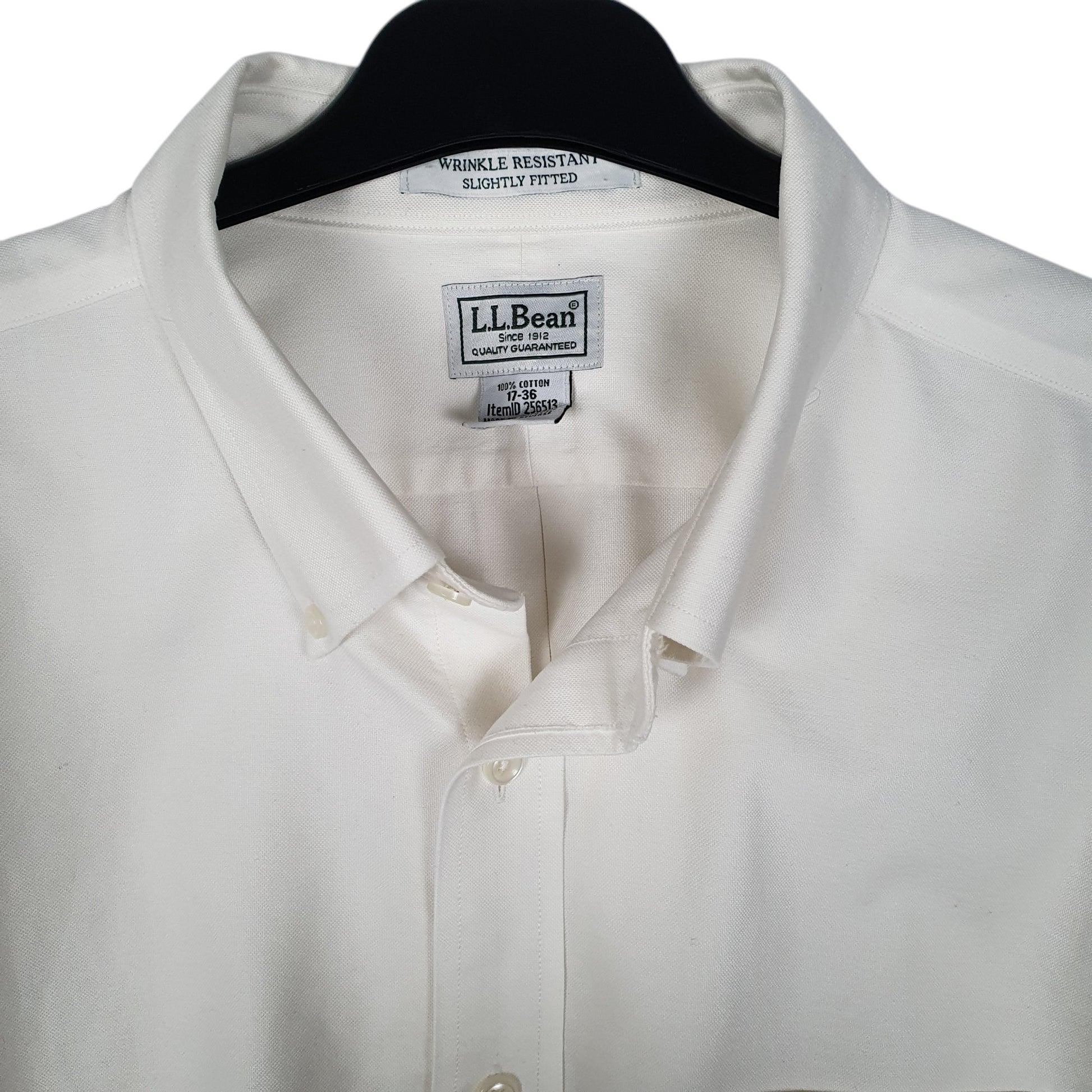 Mens White L.L.Bean   Shirt