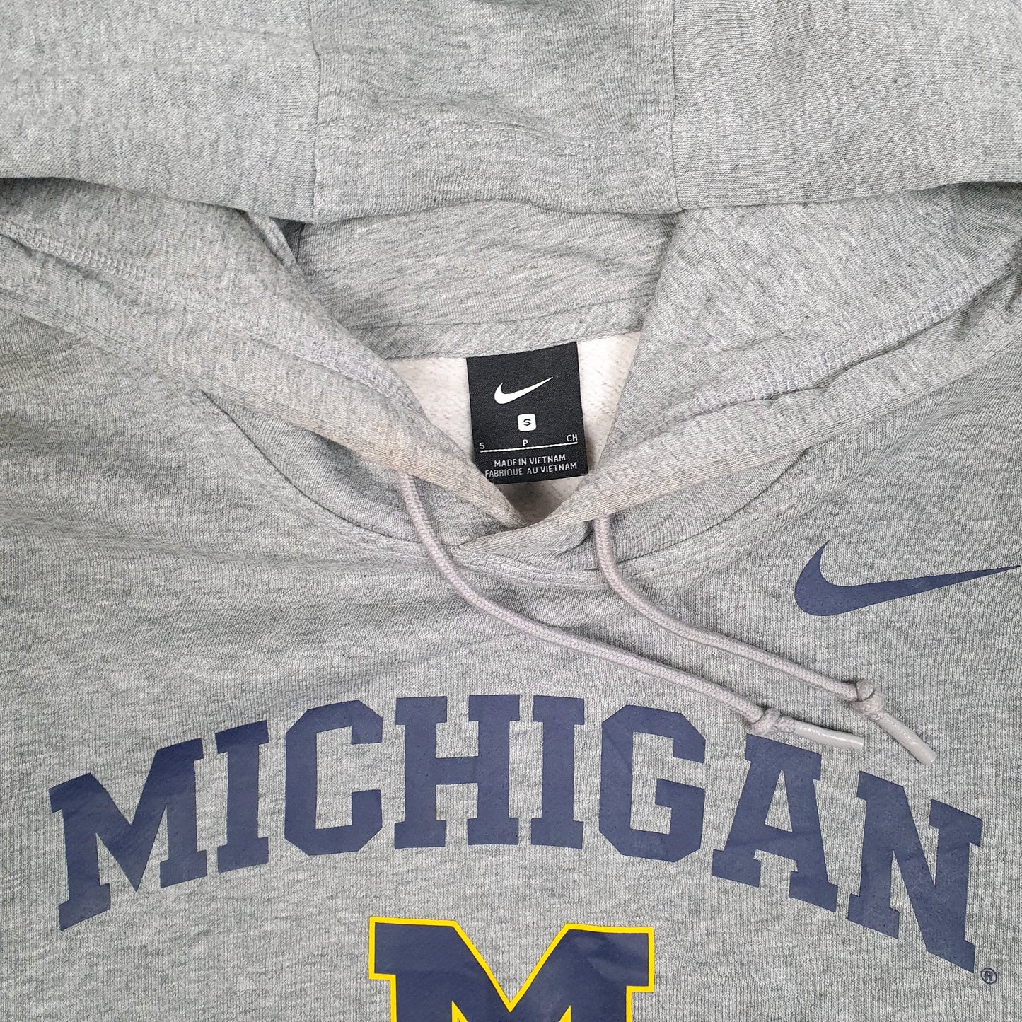 Mens Grey Nike Michigan State Hoodie Jumper