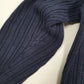 Mens Navy Nautica Vintage 90s Cable Knit Crewneck Jumper
