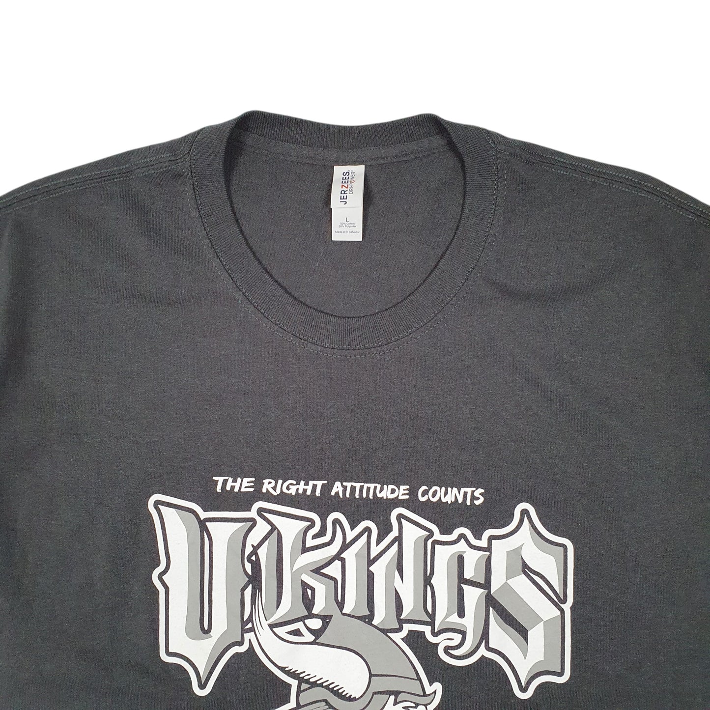 Mens Grey Jerzees Minnesota Vikings NFL  T Shirt
