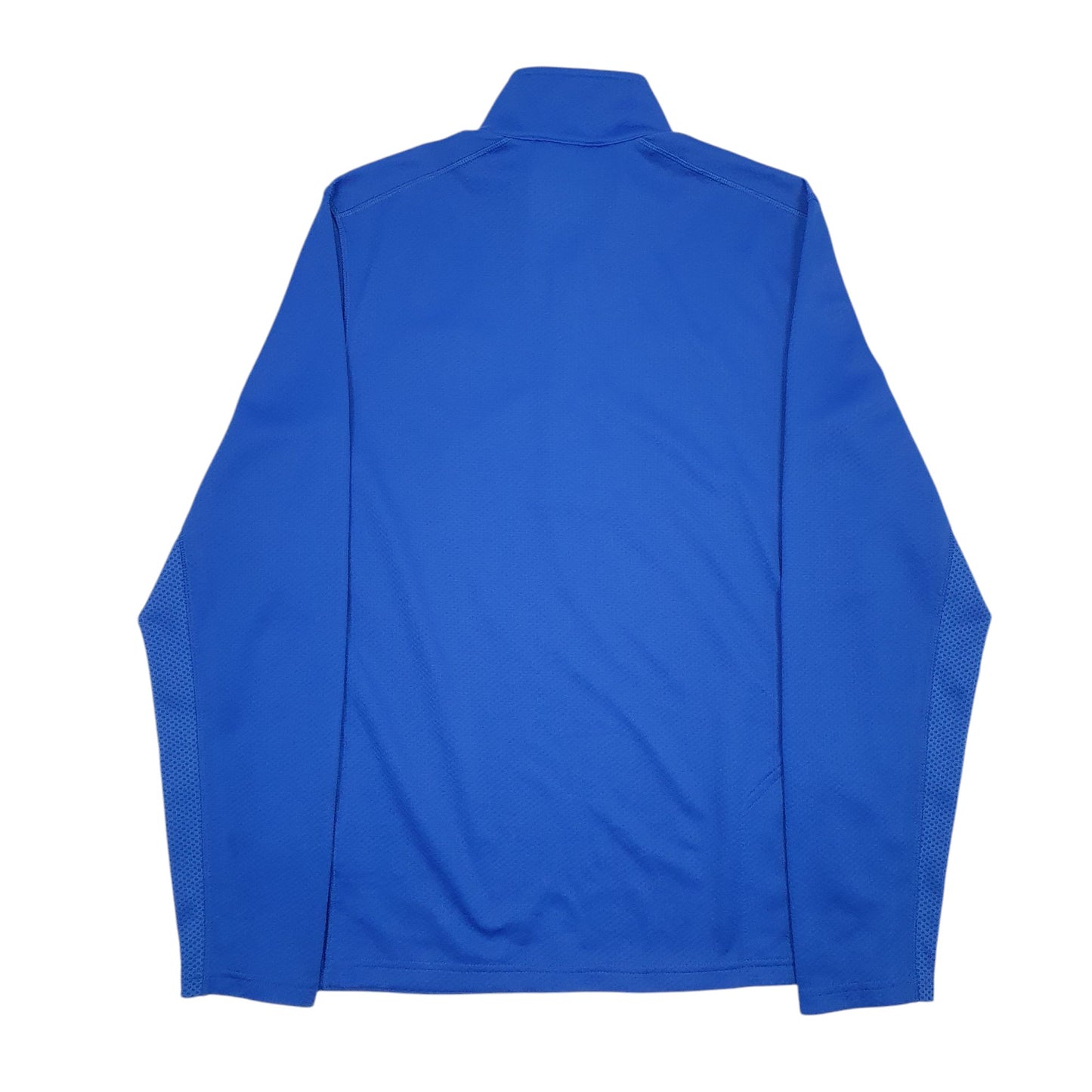 Mens Blue Nike Dri-Fit Active Wear Quarter Zip Jumper