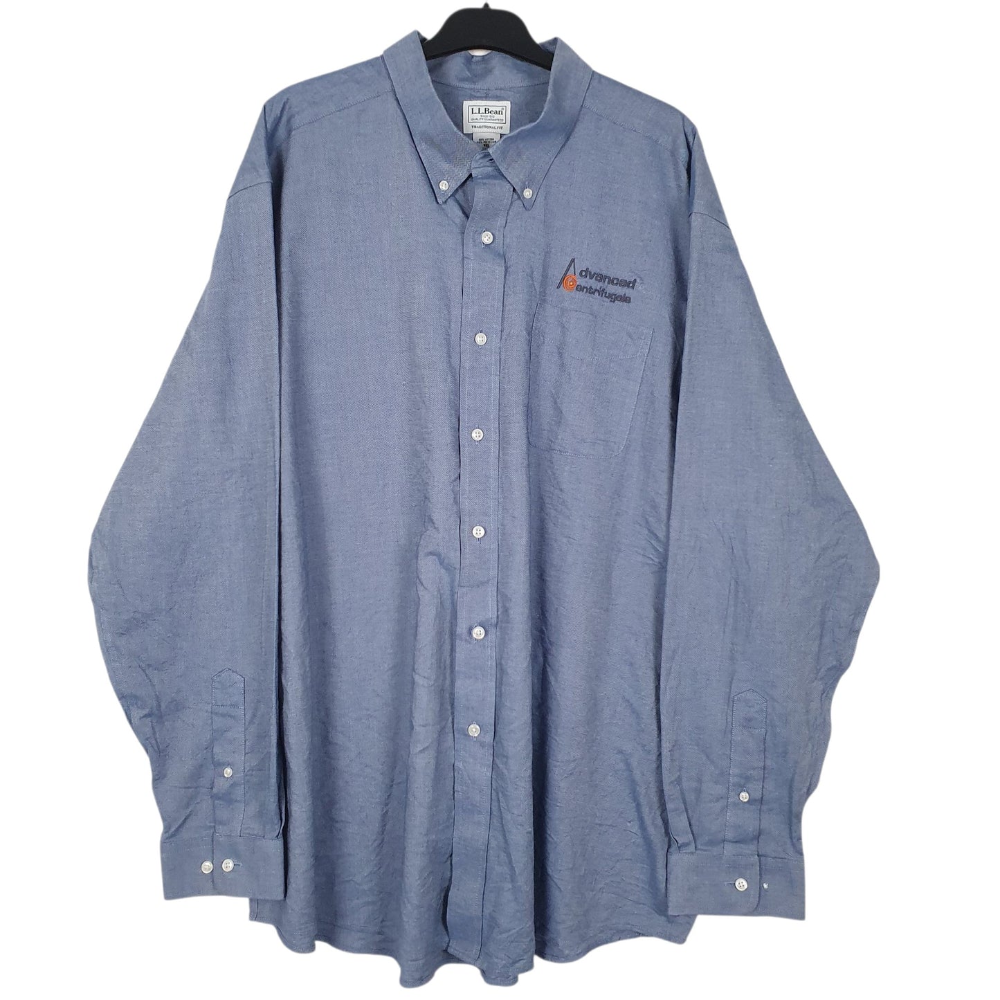 Mens Blue L.L.Bean  Long Sleeve Shirt