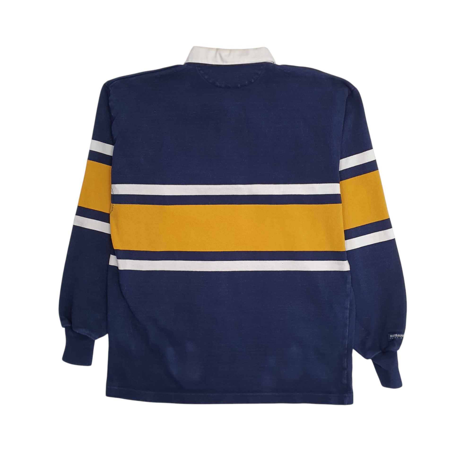 Mens Navy Barbarian Rugby  Polo Shirt