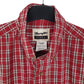 Mens Red Wrangler Riata Cowboy  Shirt