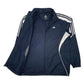 Mens Black Adidas Concealed Hood  Coat