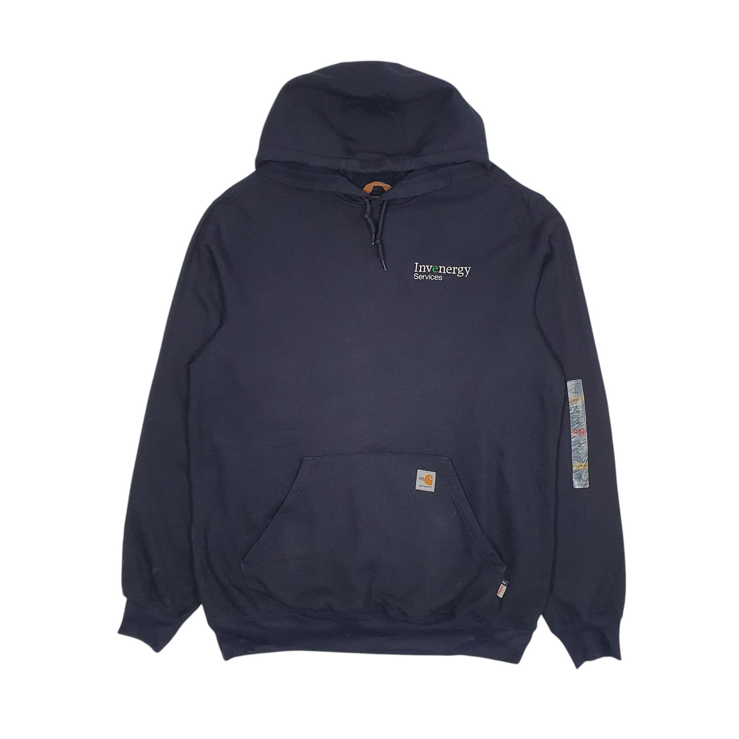 Mens Navy Carhartt FR Tall Hoodie Jumper