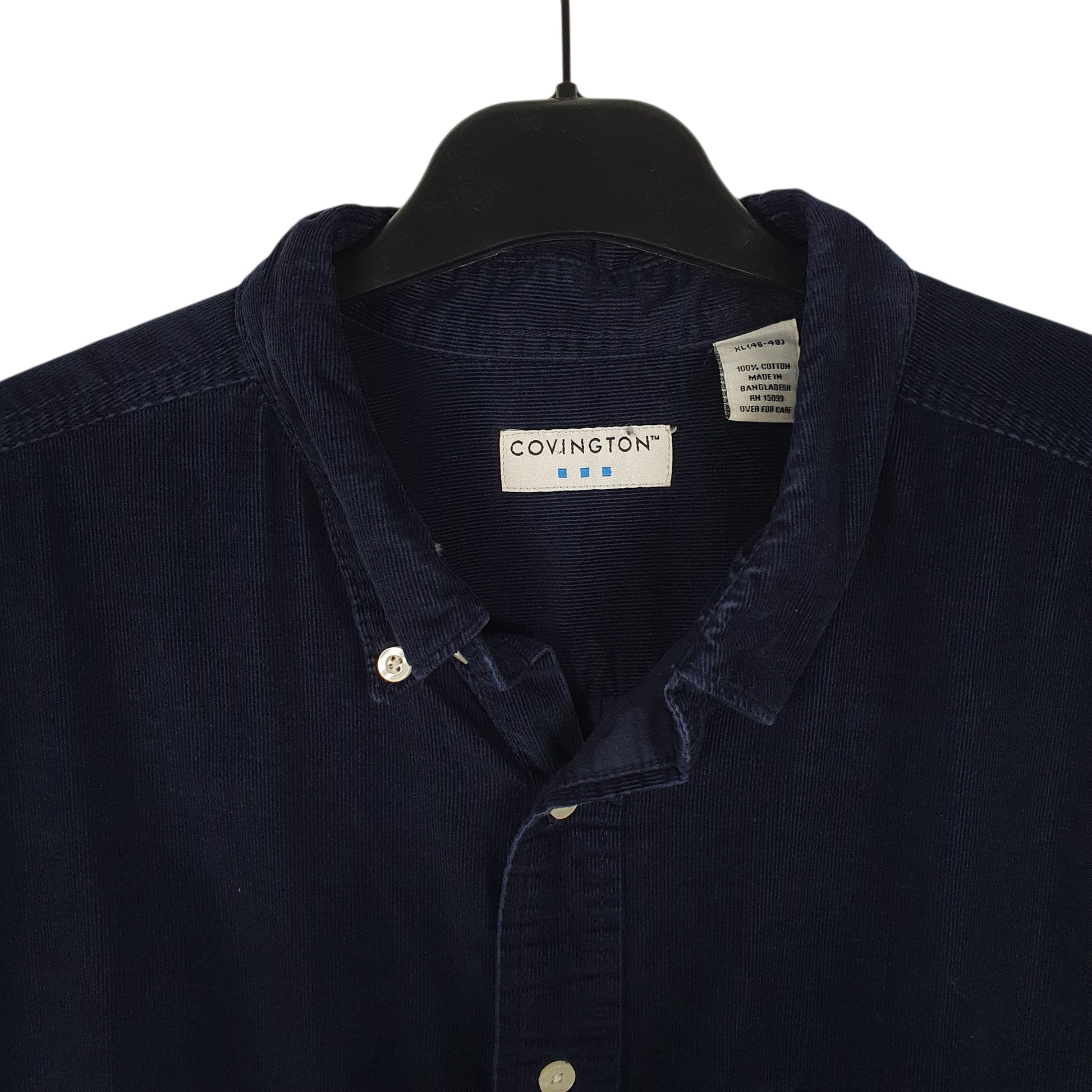 Mens Navy Covington Corduroy  Shirt