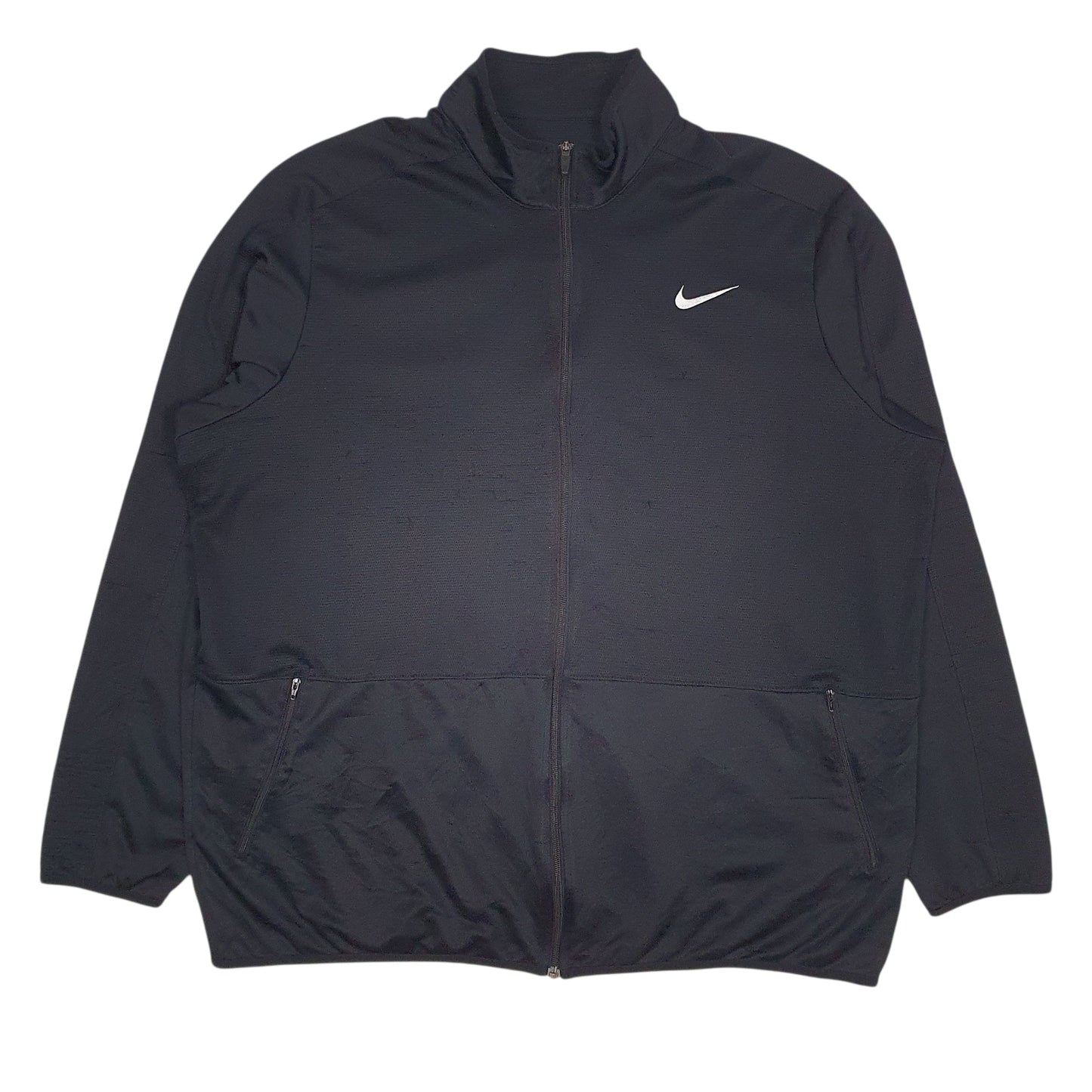 Mens Black Nike Dri-Fit Full Zip Jumper