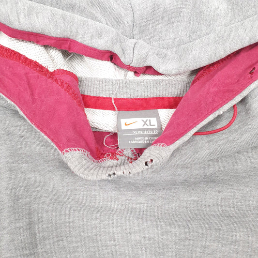 Mens Grey Nike Vintage Hoodie Jumper