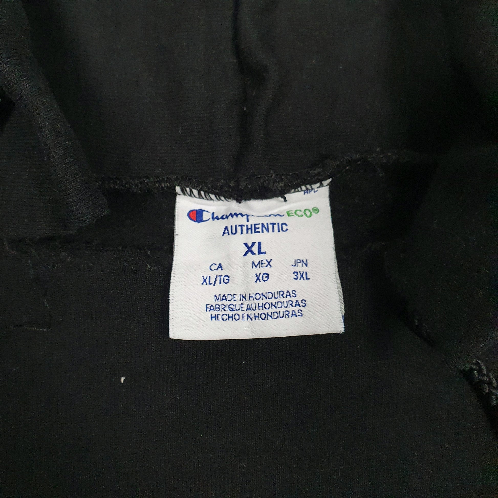 Mens Black Champion  Hoodie Jumper
