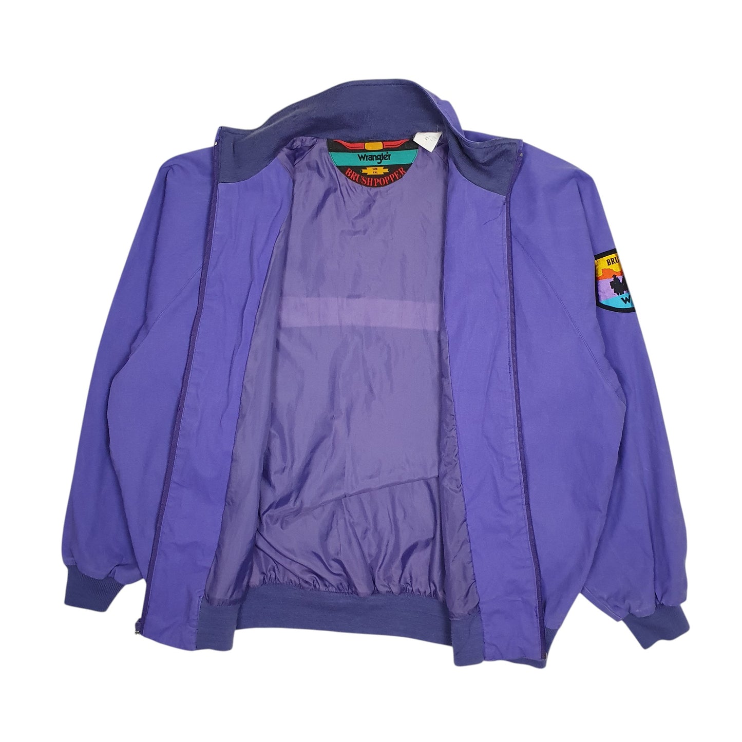 Mens Purple Wrangler Brushpopper Vintage 90s  Coat