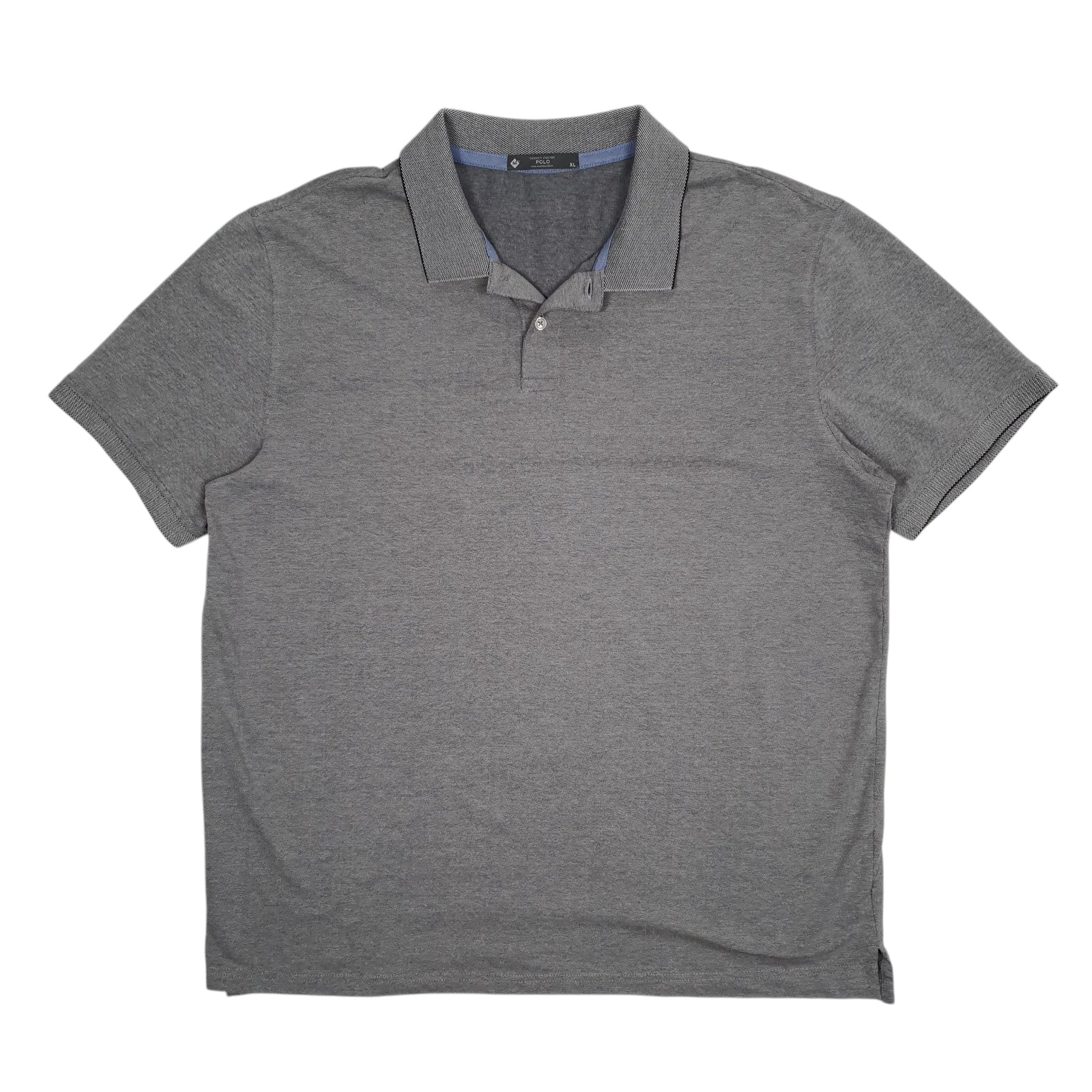 Mens Grey Members Mark  Short Sleeve Polo Shirt