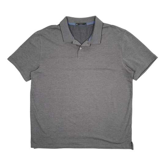Mens Grey Members Mark  Short Sleeve Polo Shirt