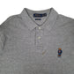 Mens Grey Polo Ralph Lauren Polo Bear  Polo Shirt