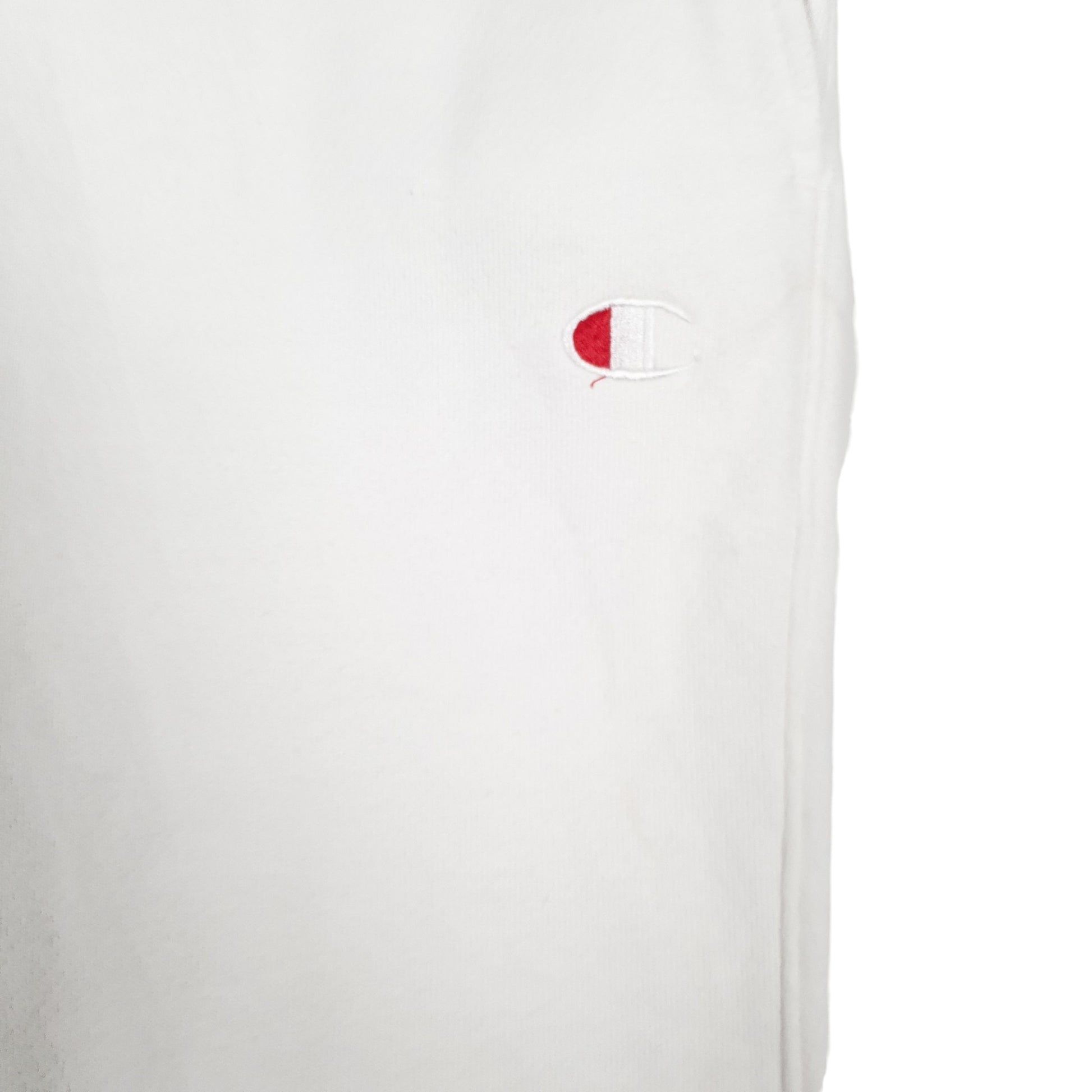 Mens White Champion Reverse Weave Hoodie Trousers