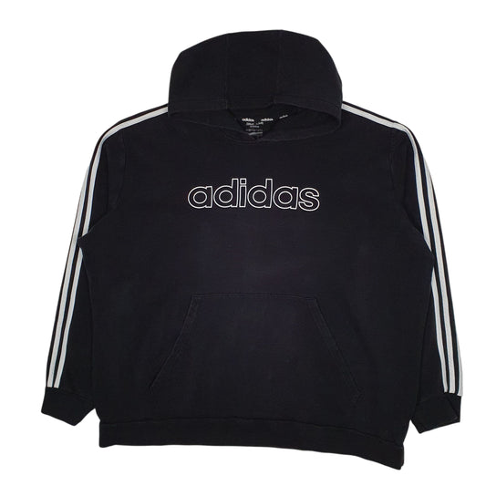 Mens Black Adidas  Hoodie Jumper