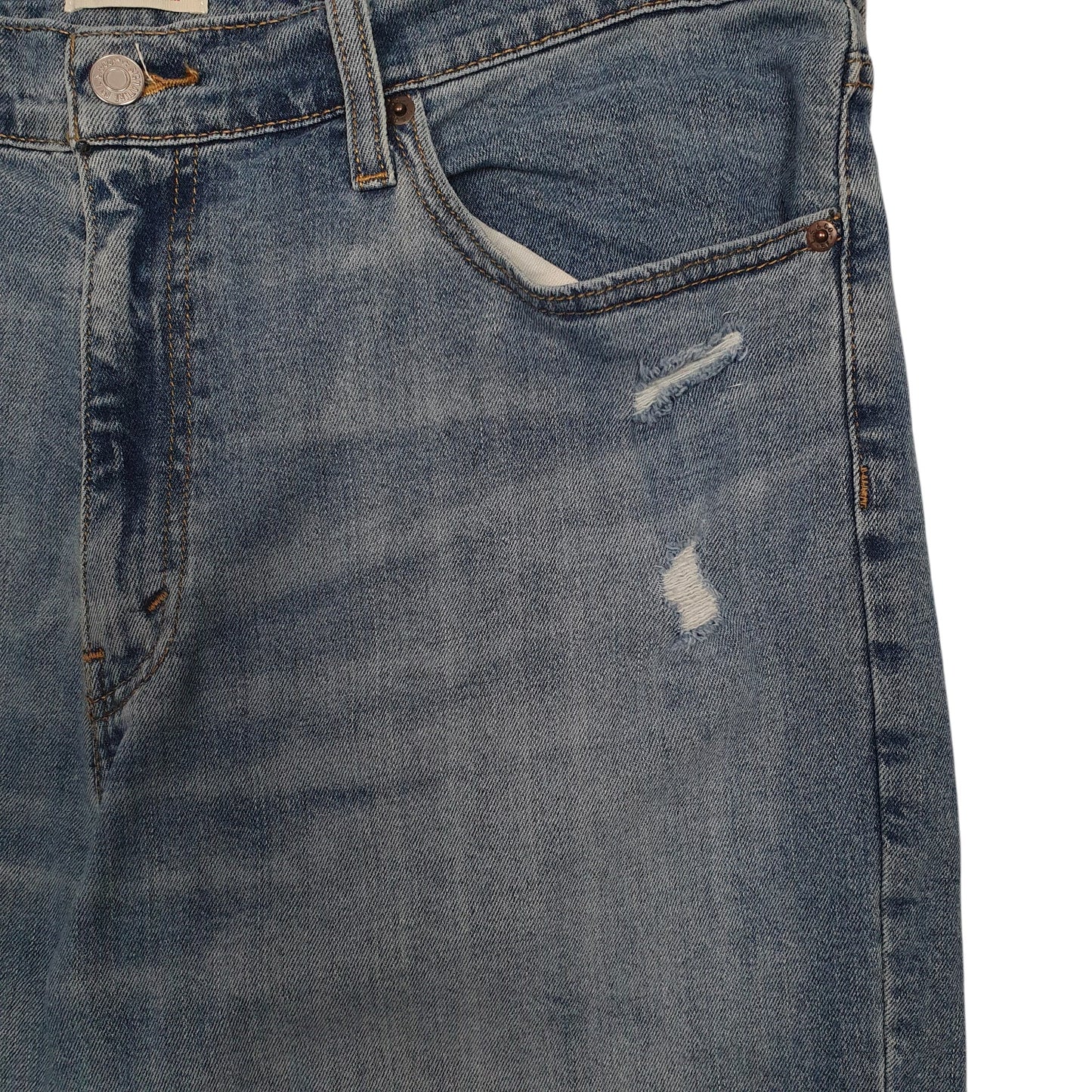 Mens Blue Levis Signature  Shorts