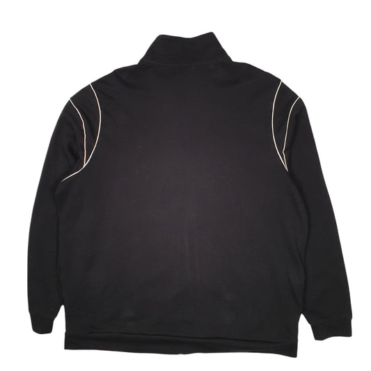 Mens Black Puma Track Top Full Zip Coat