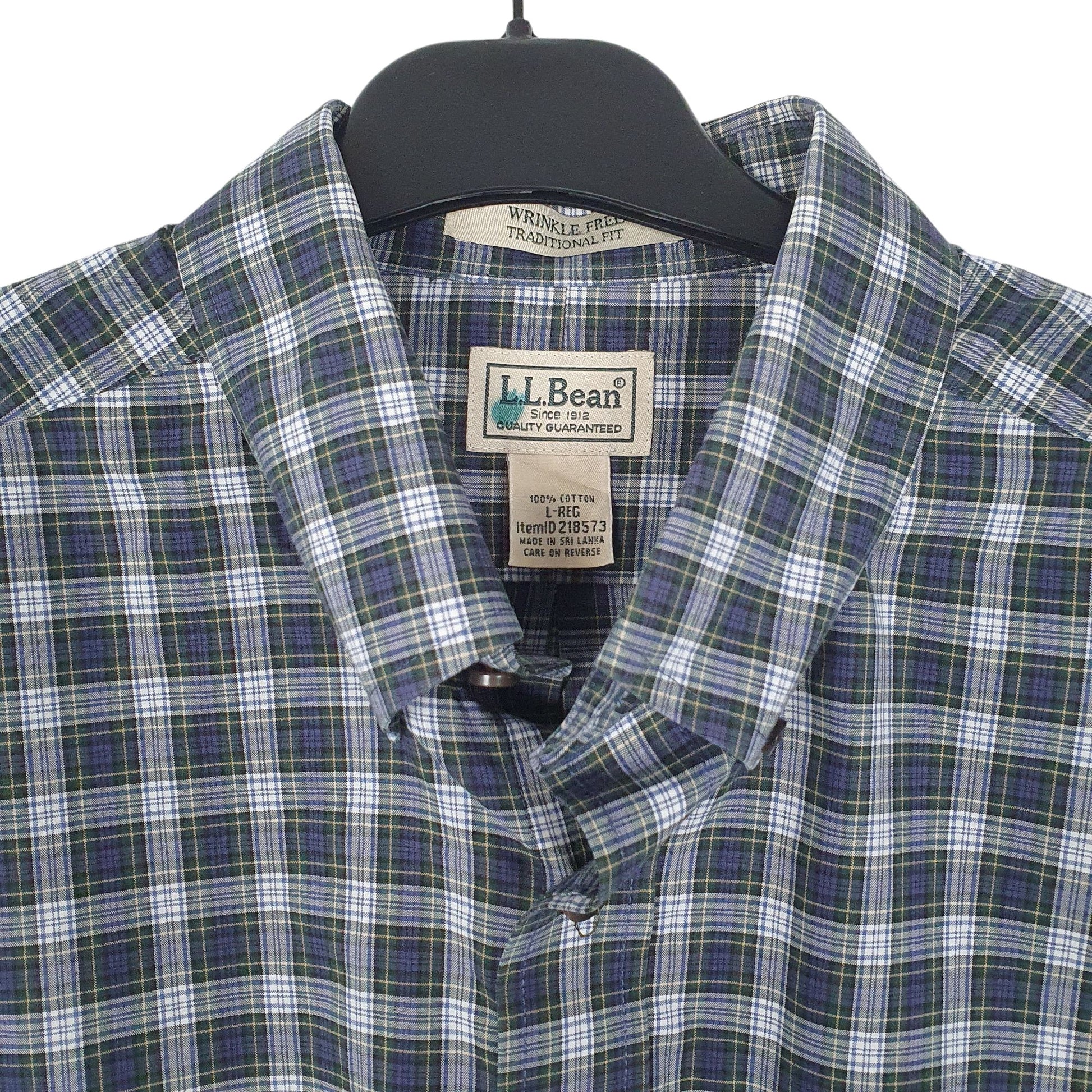 Mens Blue L.L.Bean   Shirt