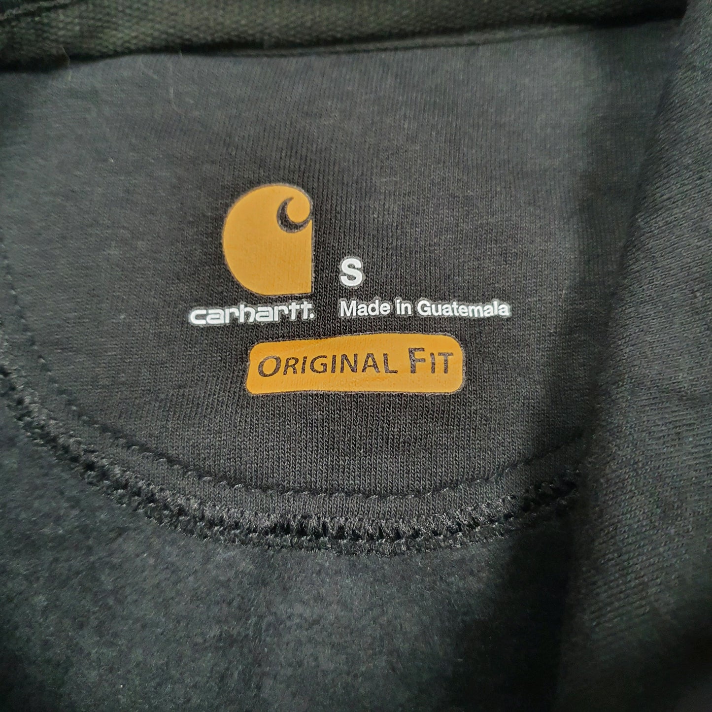 Mens Black Carhartt  Hoodie Jumper