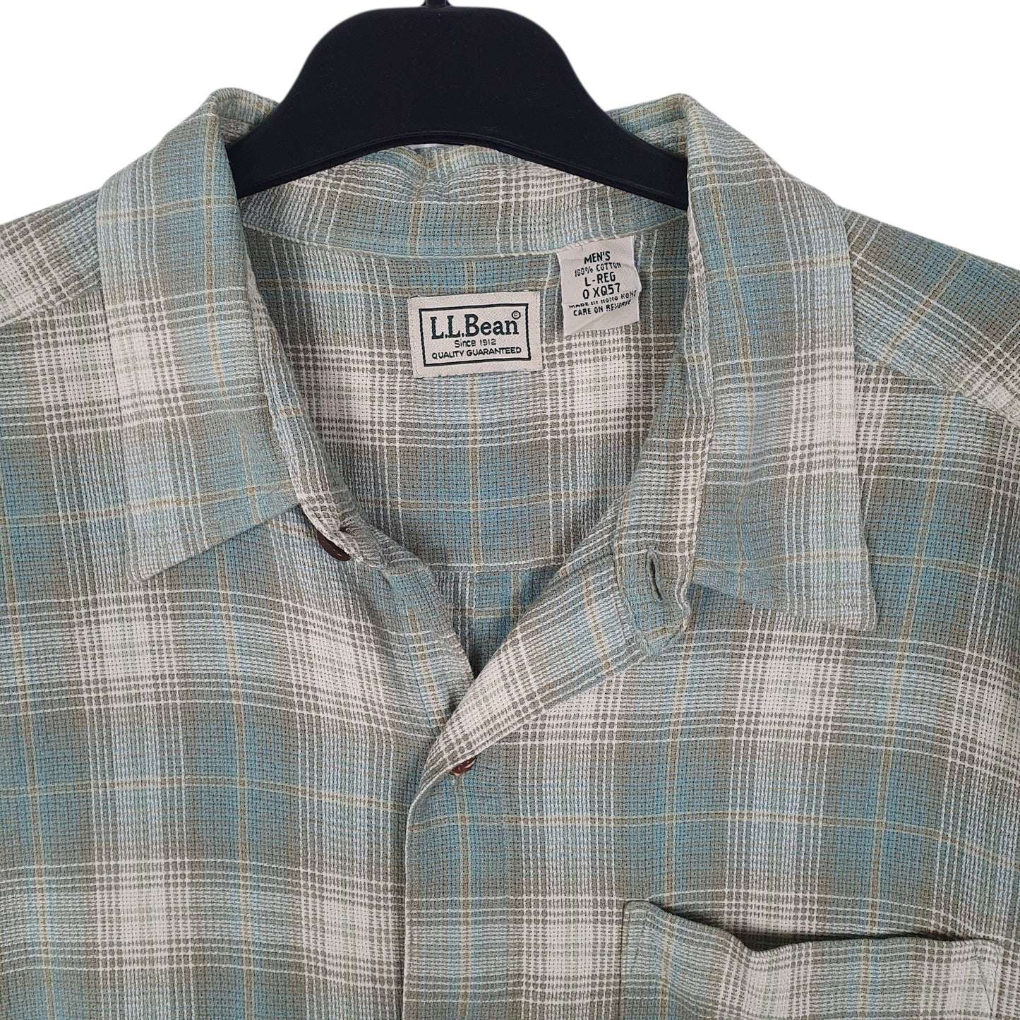 Mens Green L.L.Bean   Shirt