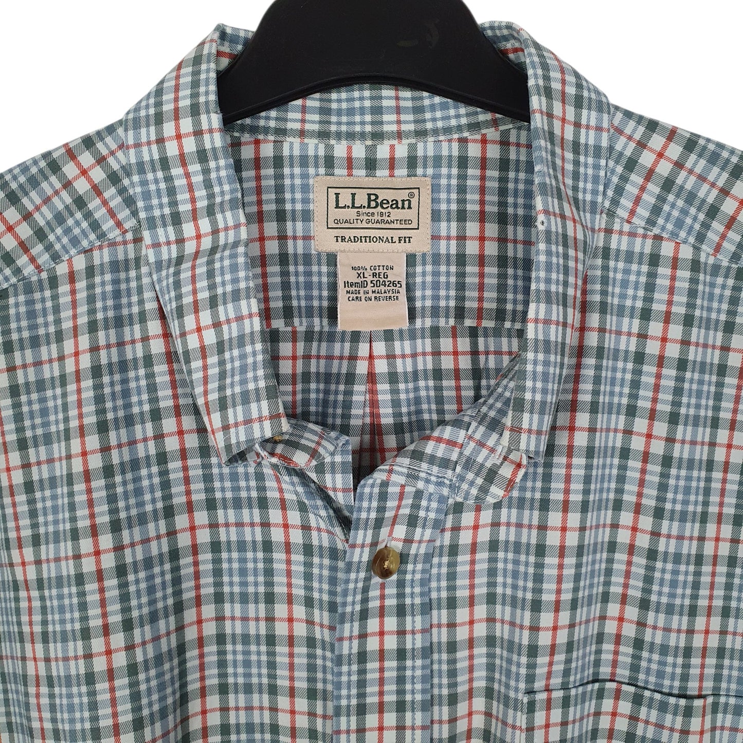 Mens Green L.L.Bean   Shirt
