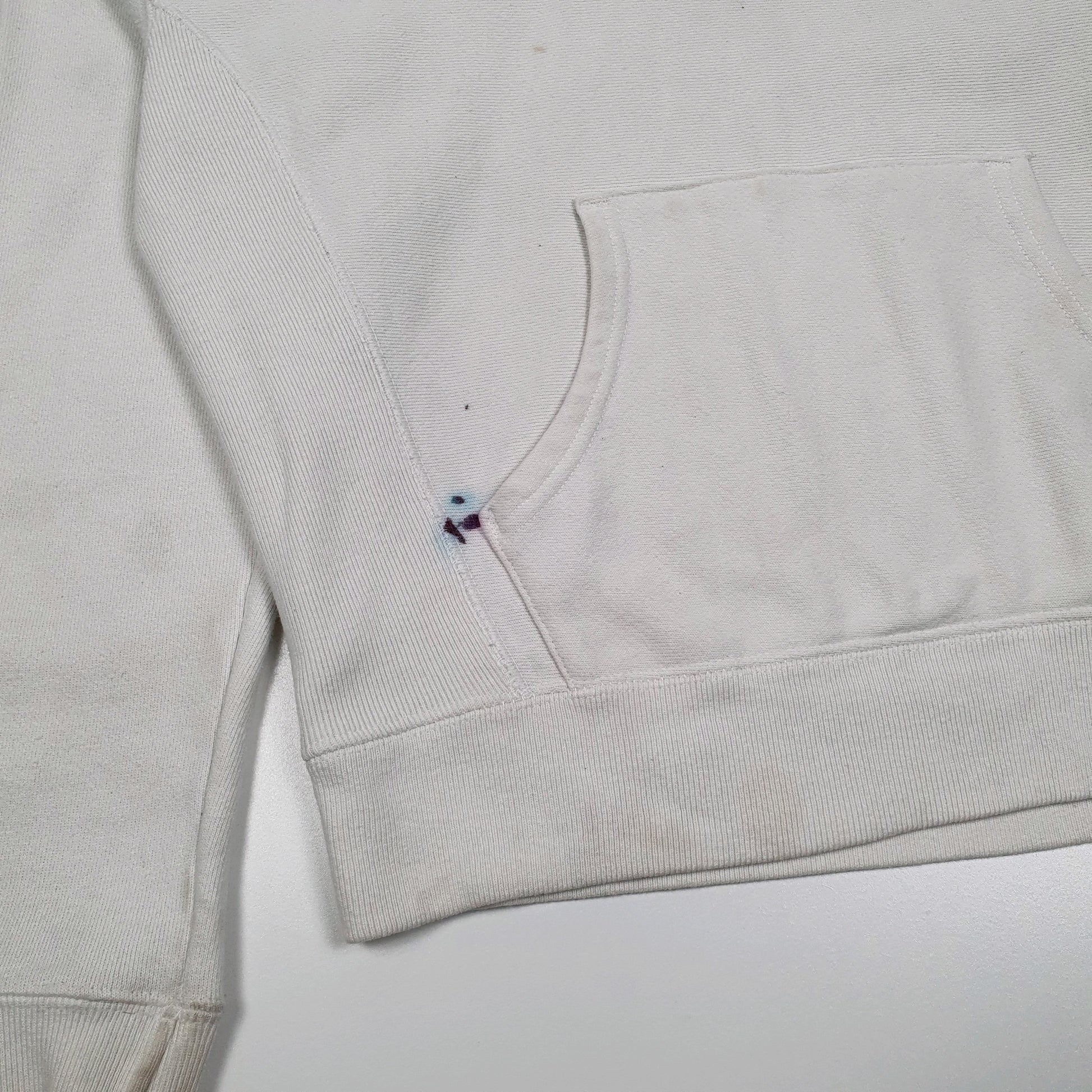 Womens White Champion Reverse Weave Hoodie Jumper