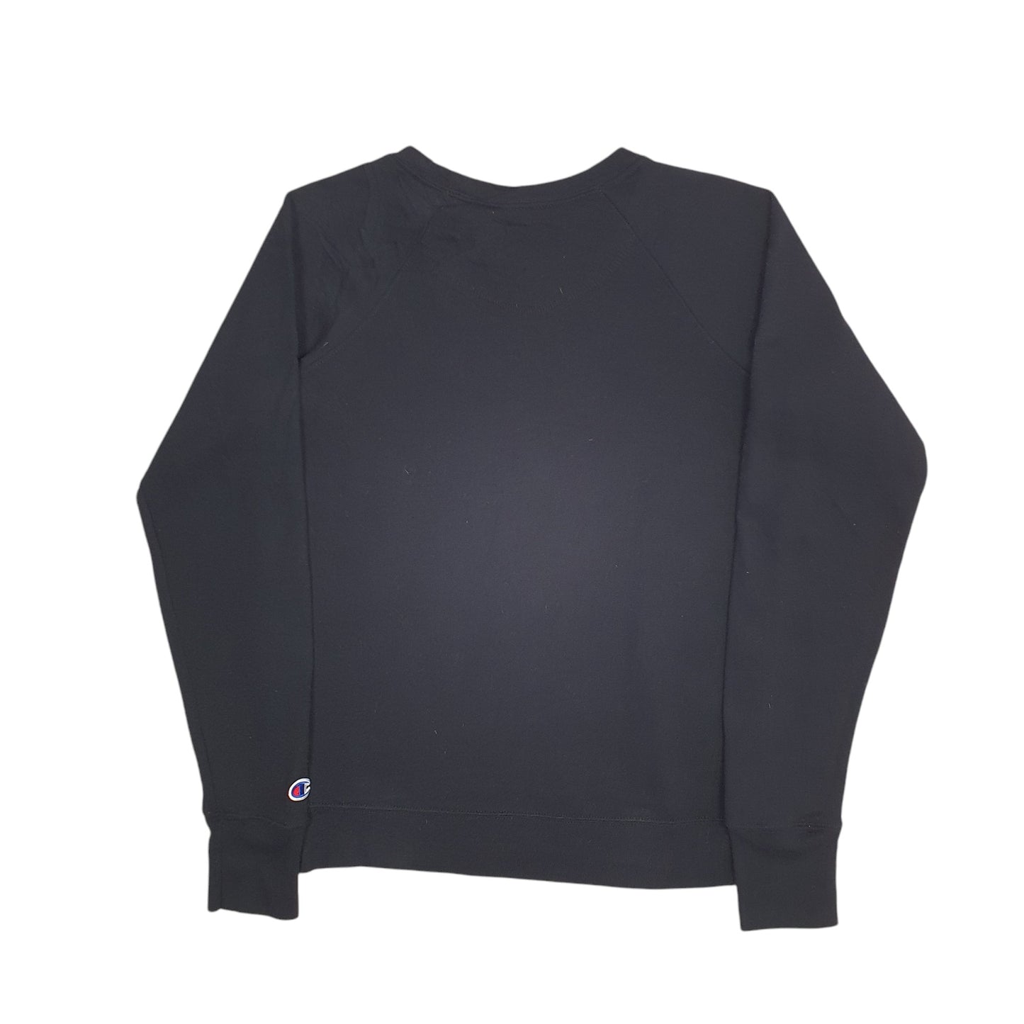 Mens Black Champion Lightweight Crewneck Jumper