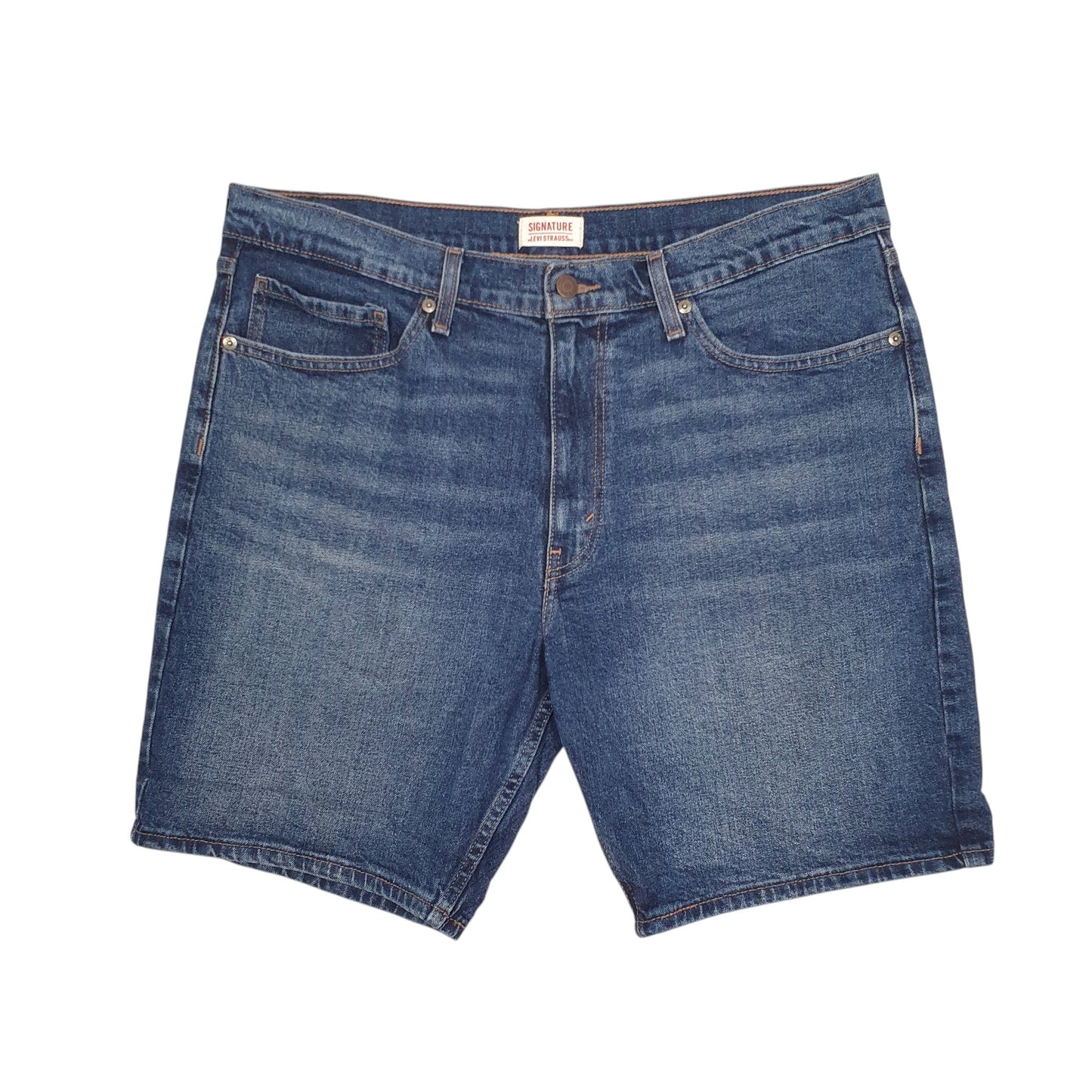 Mens Blue Levis Signature Denim Shorts