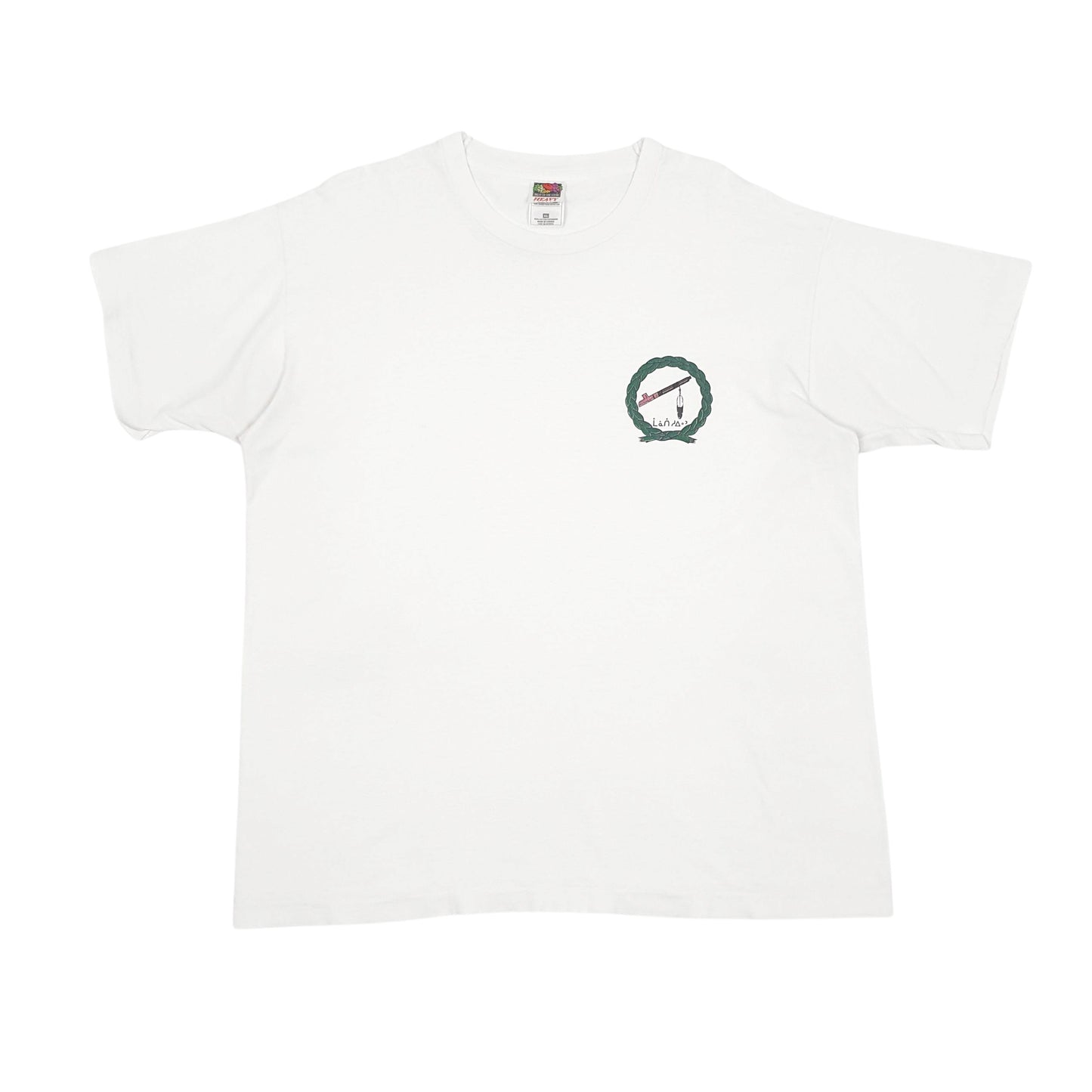 Mens White Fruit Of The Loom  Short Sleeve T Shirt