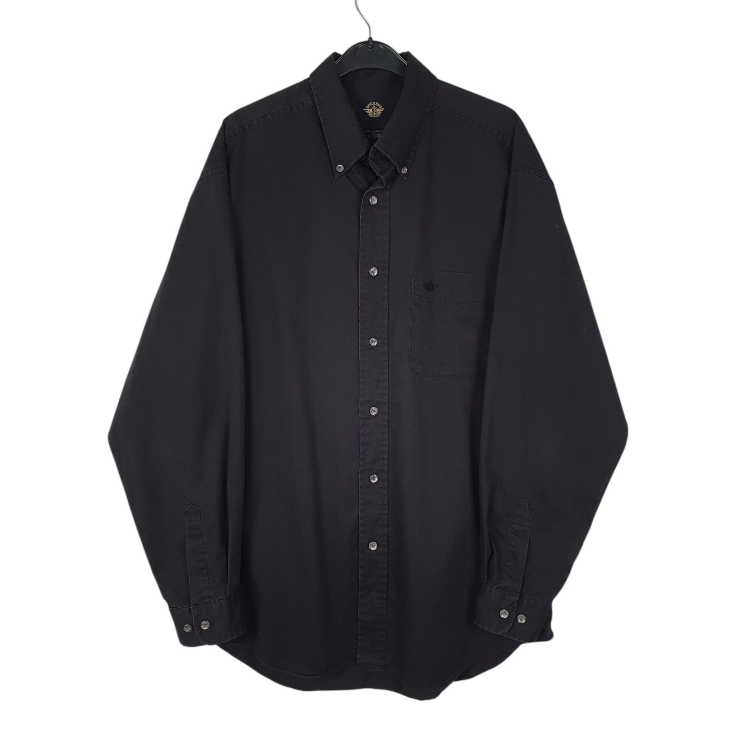 Mens Black Dockers  Long Sleeve Shirt