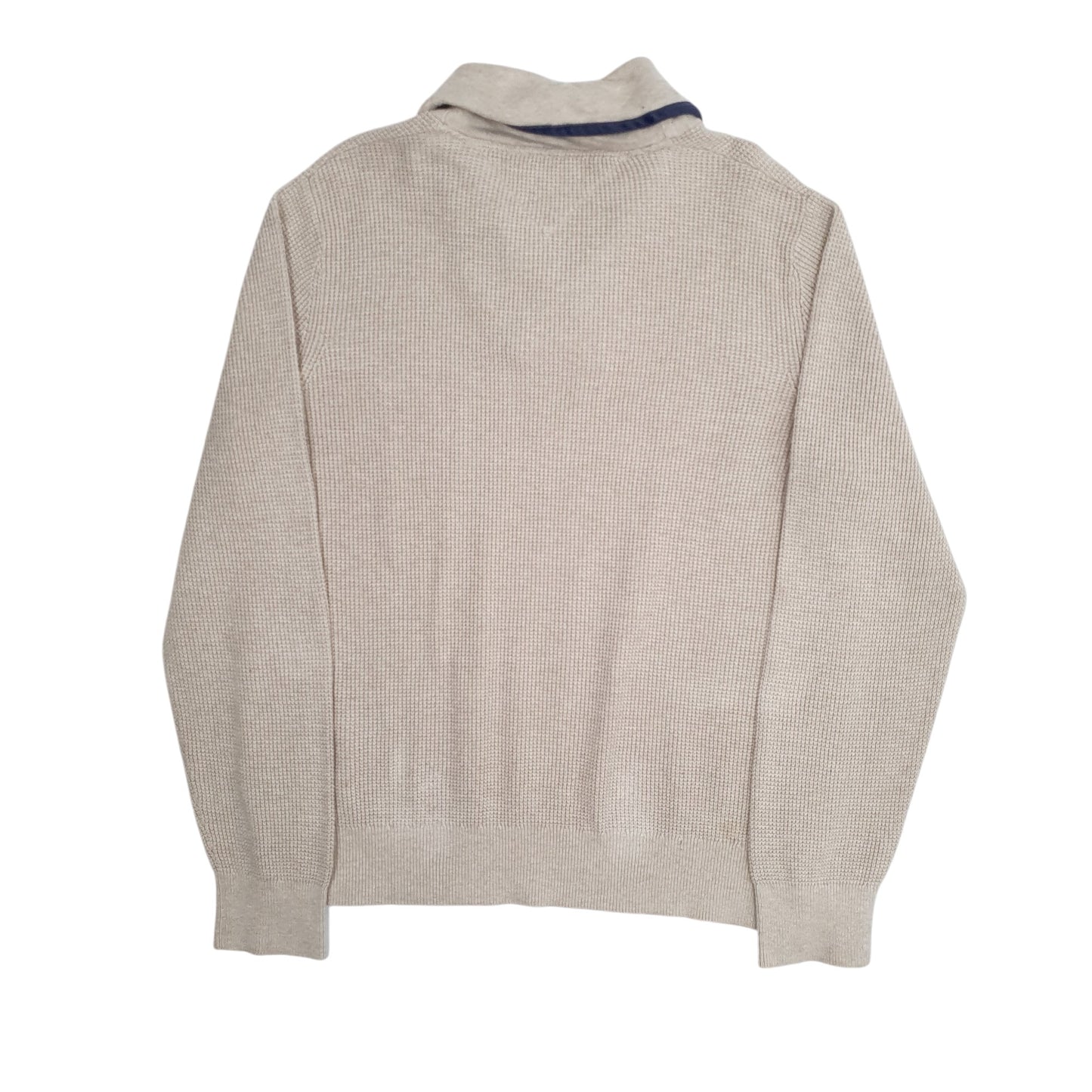 Mens Beige Tommy Hilfiger  Shoal Neck Jumper
