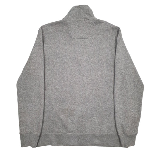 Mens Grey Nautica  Quarter Zip Jumper