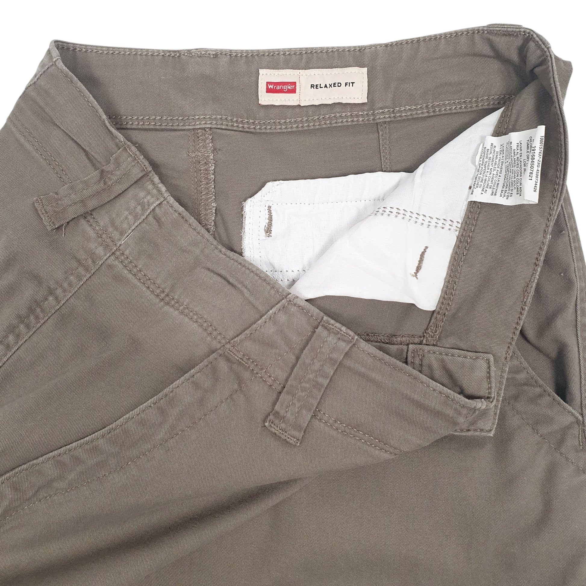 Mens Brown Wrangler   Trousers