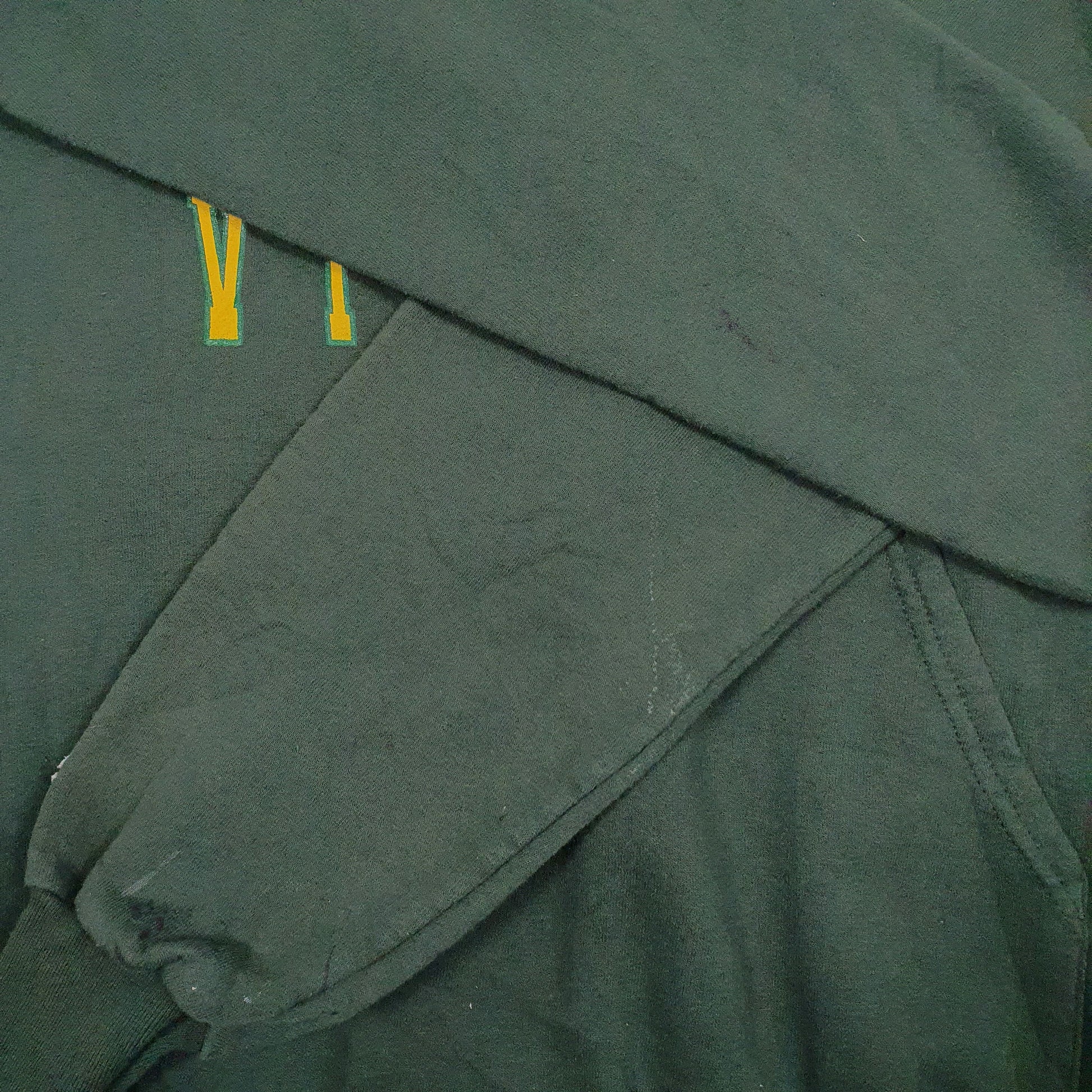 Mens Green Champion Vanden Vikings Hoodie Jumper