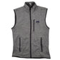 Mens Grey Patagonia Better Sweater Gilet Jumper