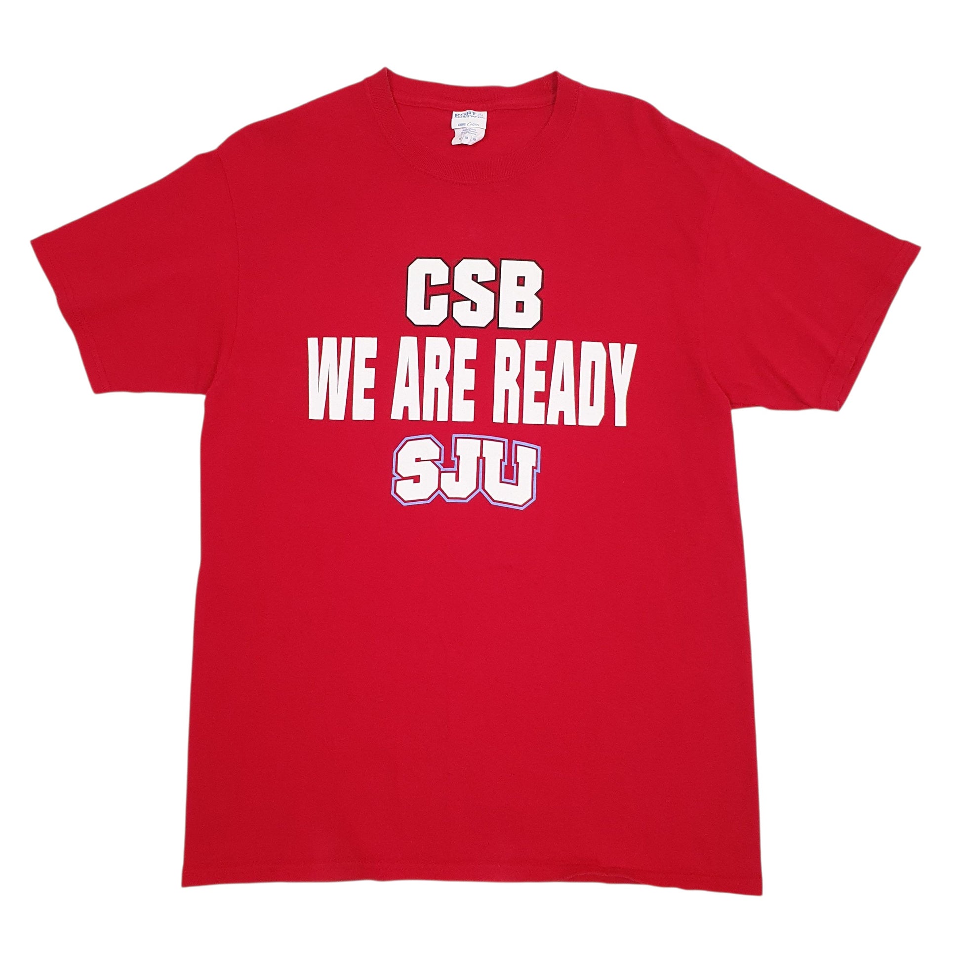 Mens Red Port & Company  Short Sleeve T Shirt