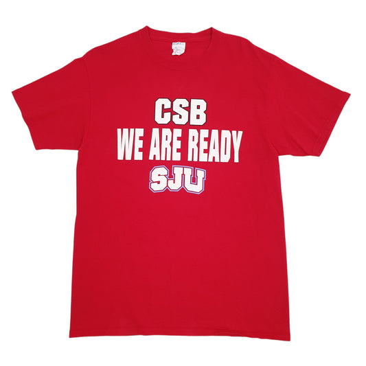 Mens Red Port & Company  Short Sleeve T Shirt