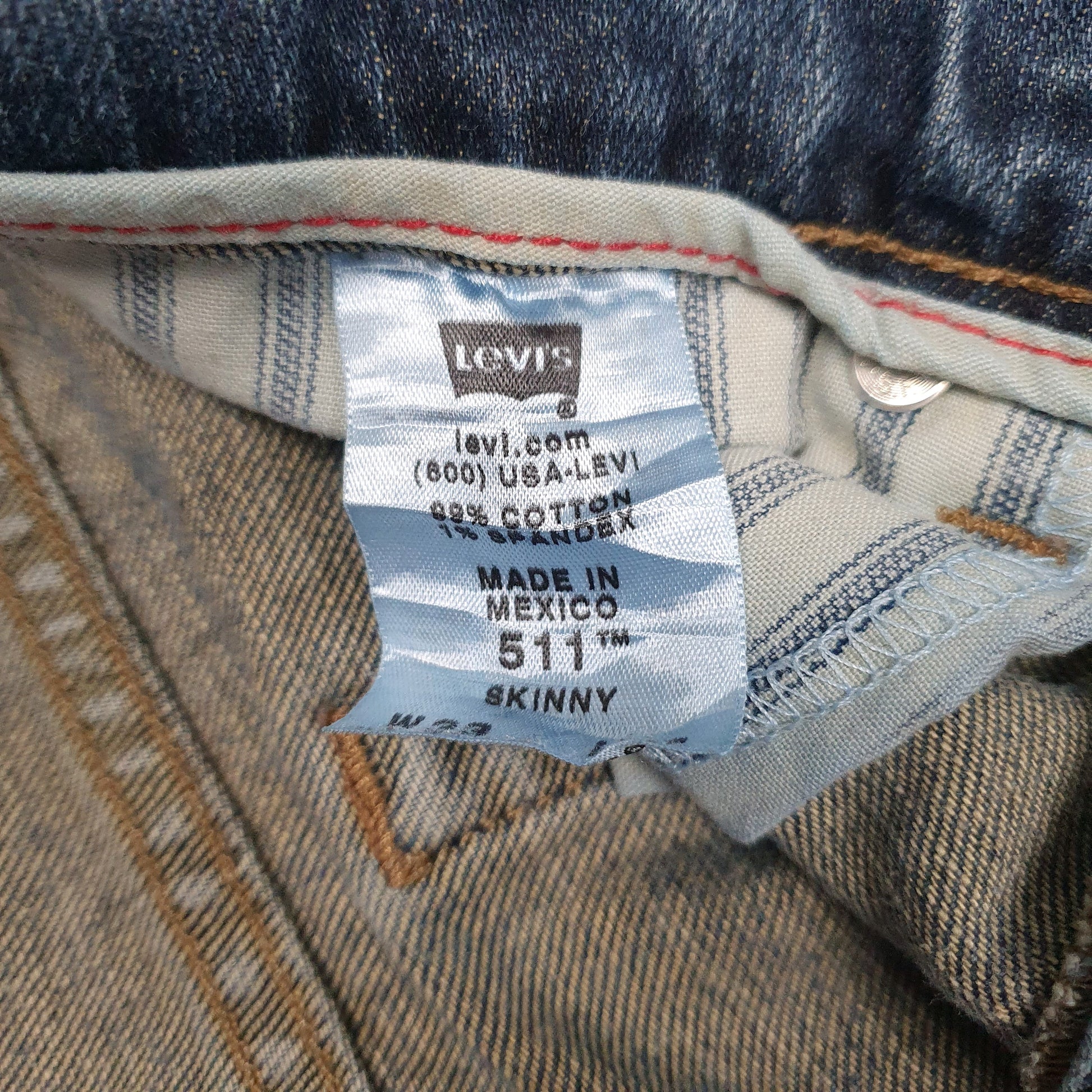 Mens Blue Levis Skinny  Jeans