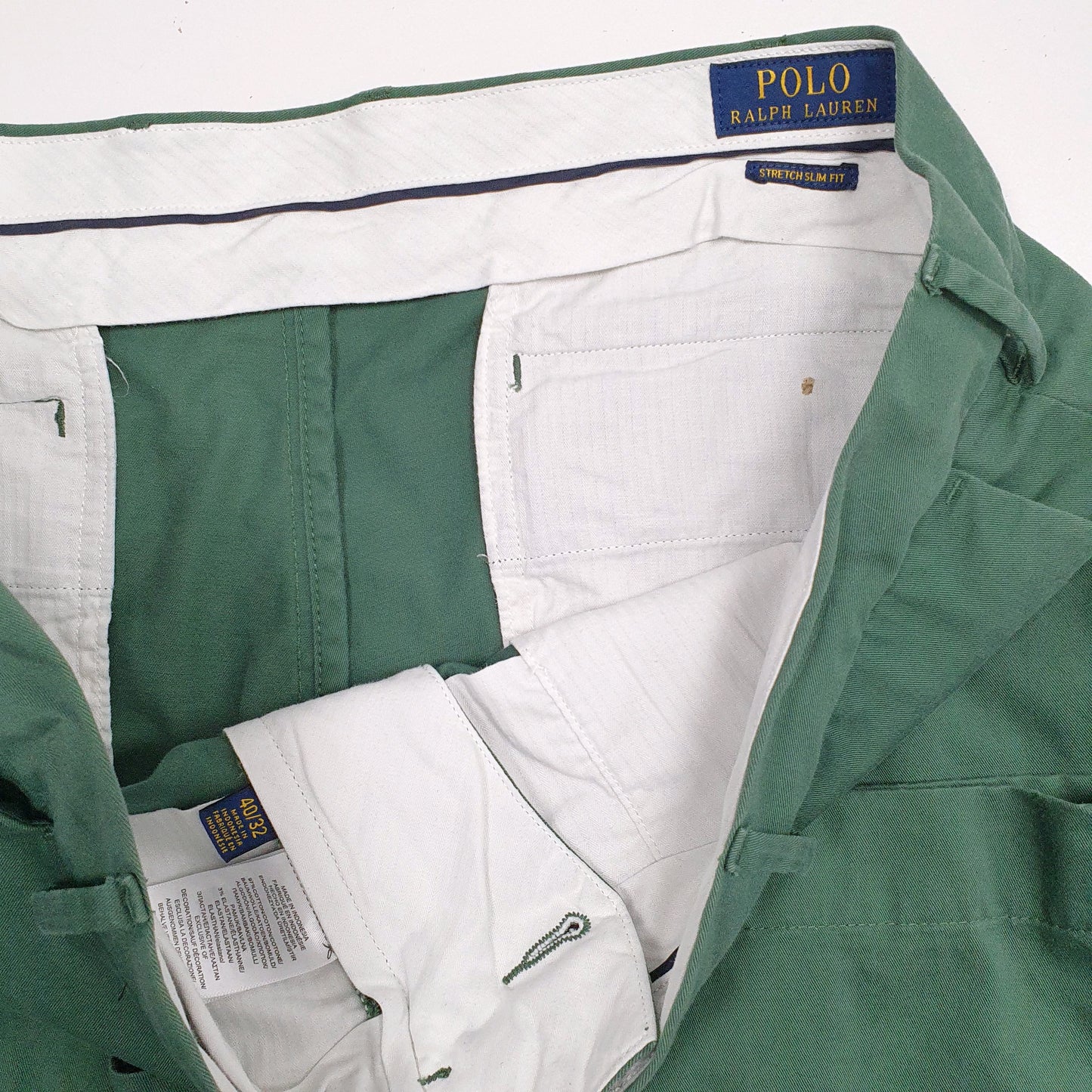Mens Green Polo Ralph Lauren   Trousers
